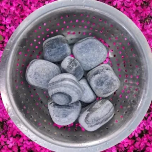 Natural Grey unpolished Pebbles