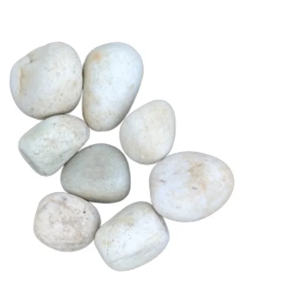 Natural River White (Off-White) Unpolished Pebbles