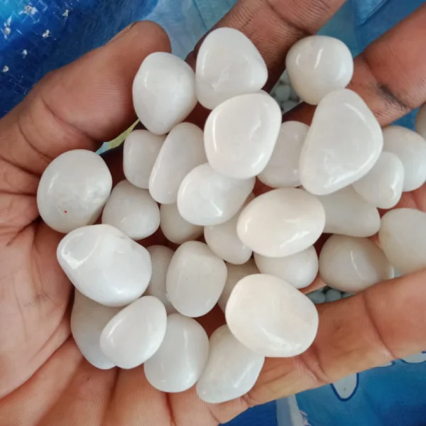 White Polished Pebbles (Premium Quality A+) 10-20 mm