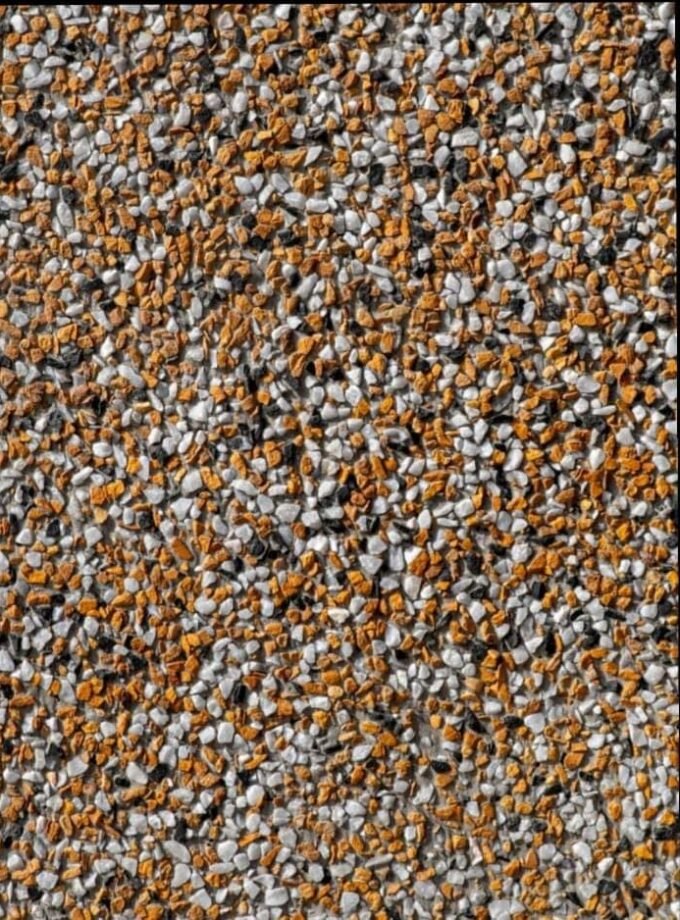JG STONE’s Natural Stone big Granuels Wall Texture (Red-yellow-black) 1 kg